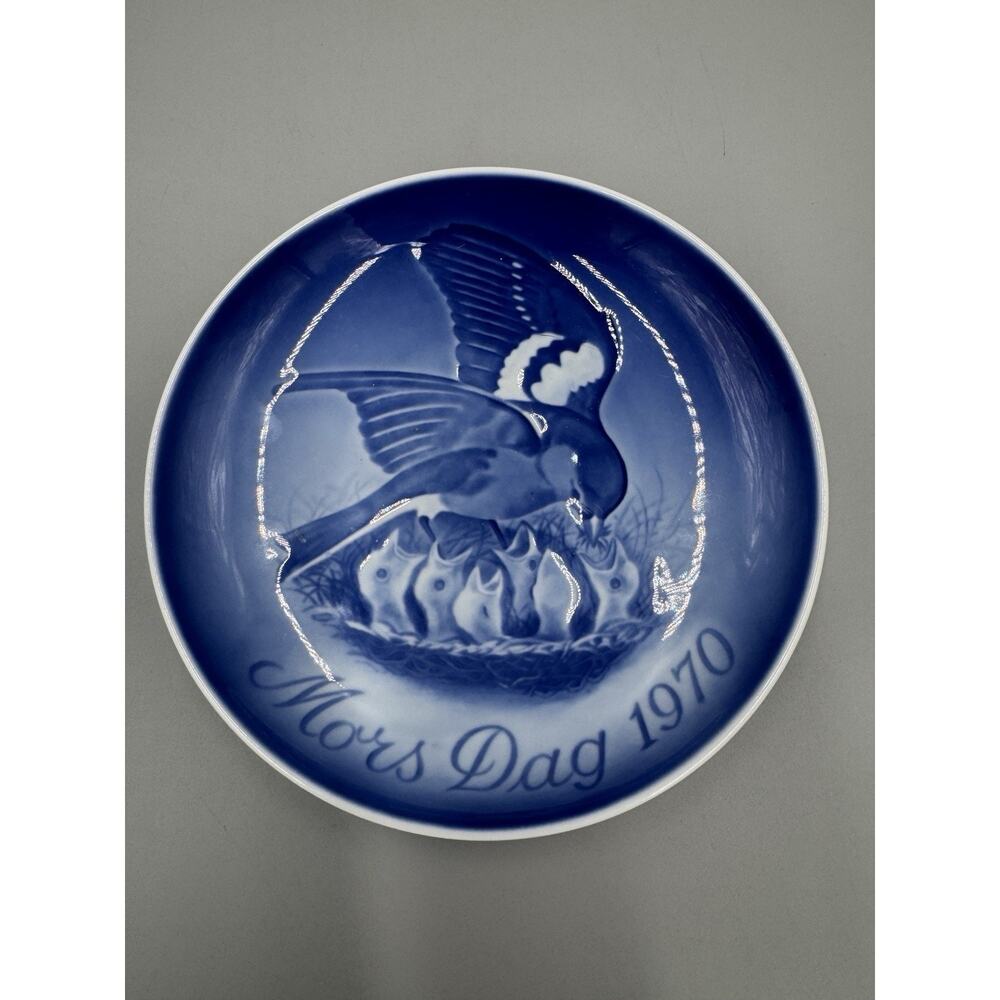 Vintage 1970 Mother’s Day Plate 6 Inch B‎ & G Denmark Mors Dag